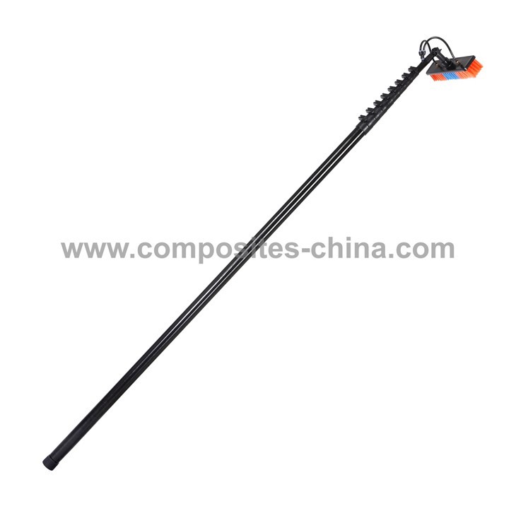 12m 탄소 섬유 창 청소 극